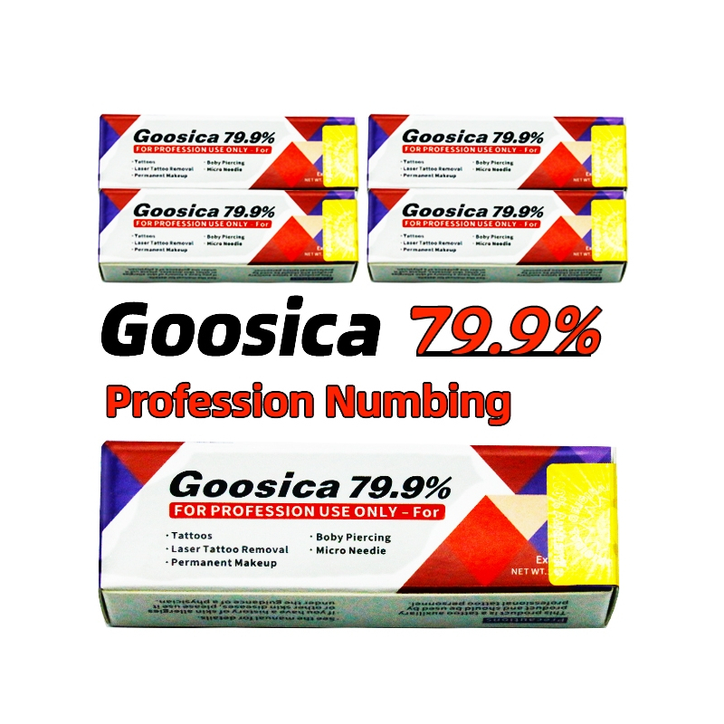 NEW NUMB CREAM Goosica 79.9% ANESTESI CREAM Numbing Cream tato Tattoo Cream Krim Anastesi super numb