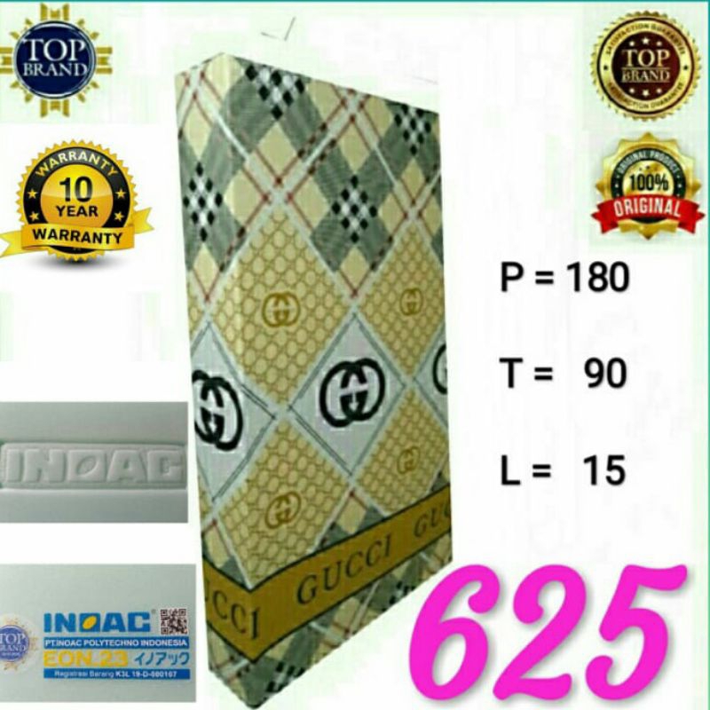 Kasur Inoac 90x180 x15 Inoac Eon D23 LG Garansi Resmi 10TH
