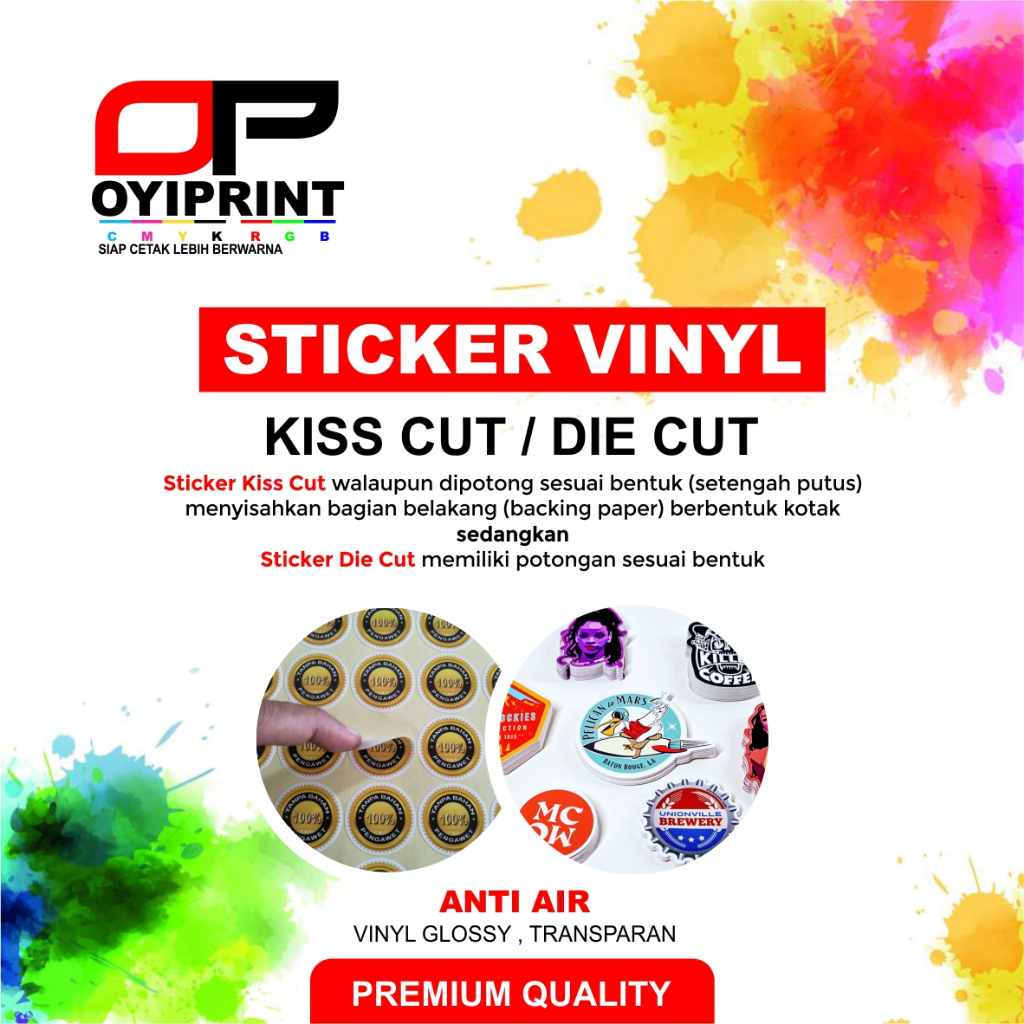 Sticker Vinyl Anti Air /Sticker Camel A3++ / Cutting Kiss Cut /Die Cut
