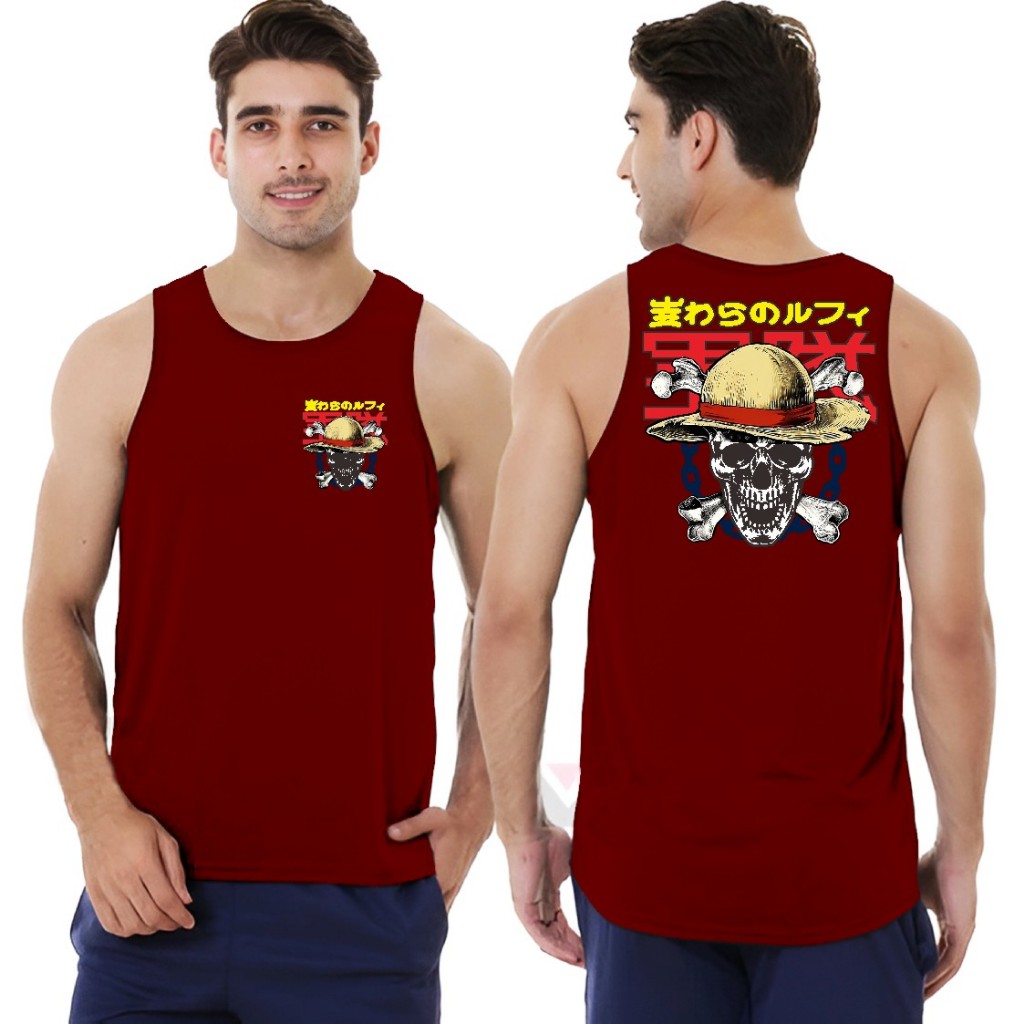 Singlet Distro Pria Keren / Kaos Distro Pria Singlet Keren sablon Daruma / Baju Singlet Distro / Kao