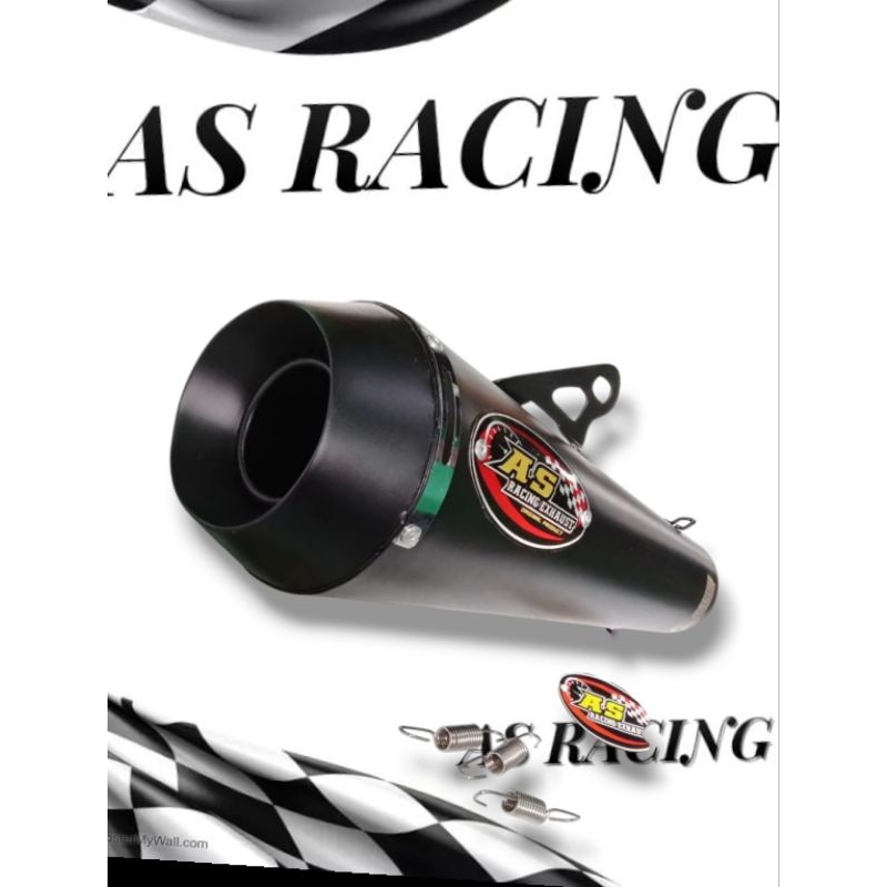 Silencer knalpot original inlet 50mm knalpot racing blackdoff original