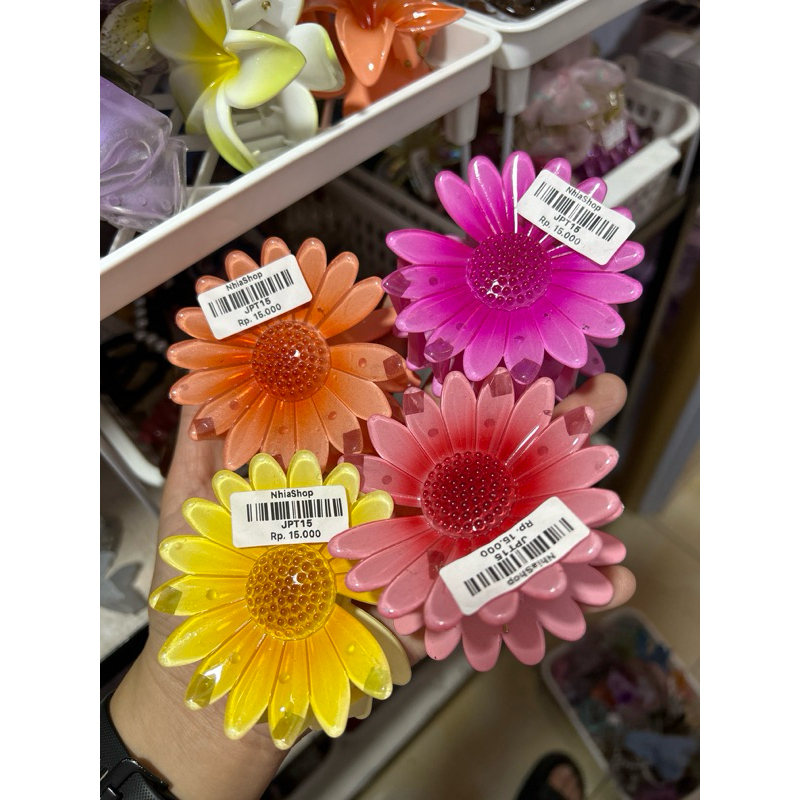 NHIASHOP-JEDAI BUNGA MATAHARI LUCU-AKSESORIS