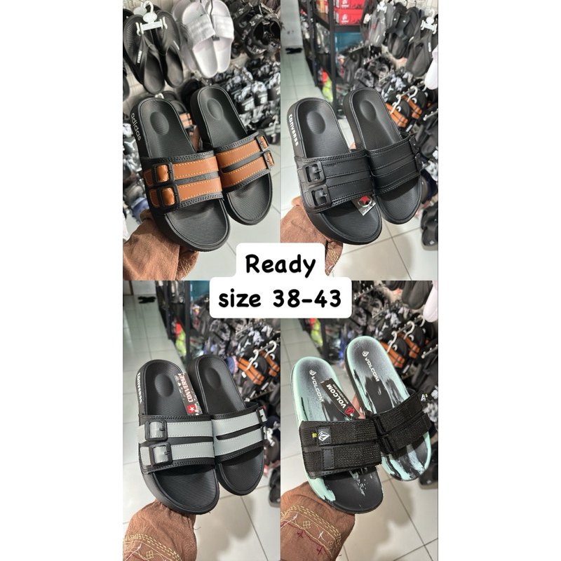 Sandal Cowo / Sandal cowo distro / Sandal slop cowo