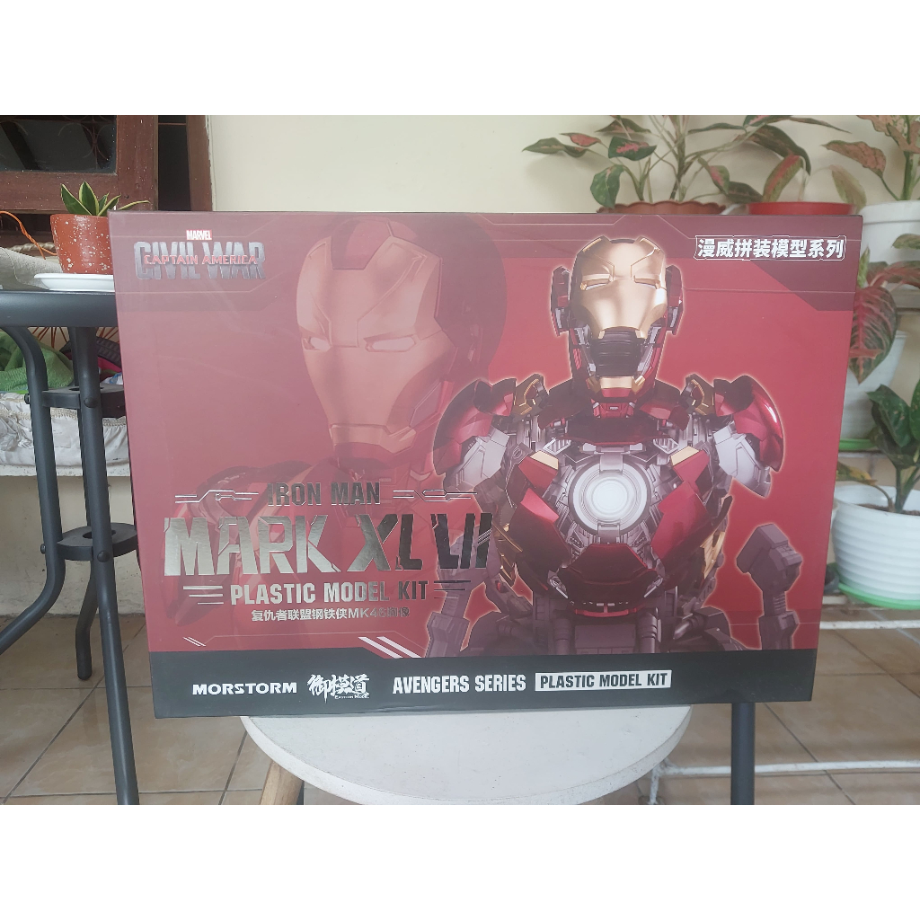 Morstorm X Eastern Plastic Model Kit Iron-Man Mark 46 Bust