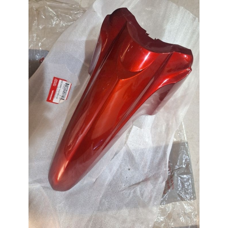 spakbor slebor depan honda supra x125 batman KVL merah maroon original ahm honda 61100-KVL-N00csr