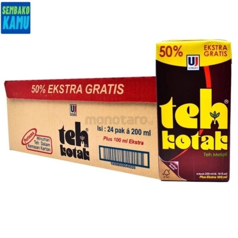 

Ultra Teh Kotak Jasmine 300 ml - 1 Dus Isi 24 pcs