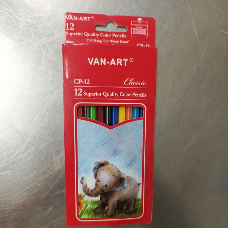 

van art pensil warna 12s