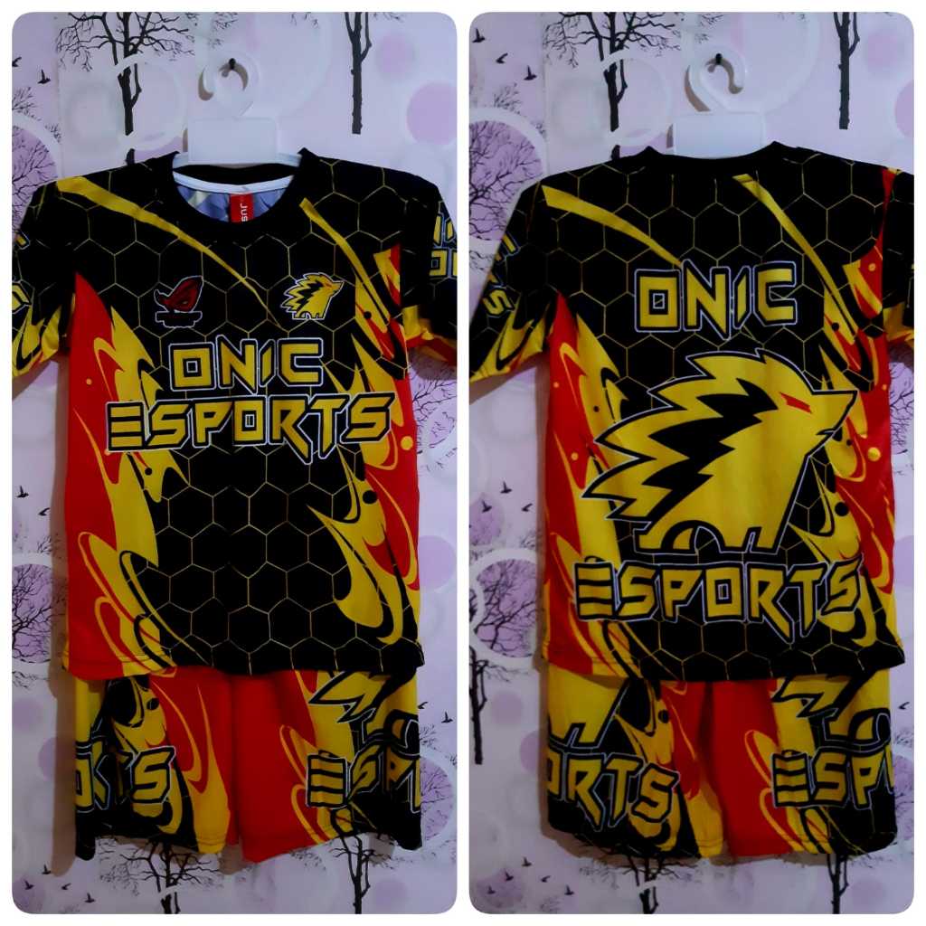 baju onic esports 2025 | BAJU ONIC ANAK LAKI LAKI | Setelan Heroic Red Kaos Celana FF Angel Calca Fr