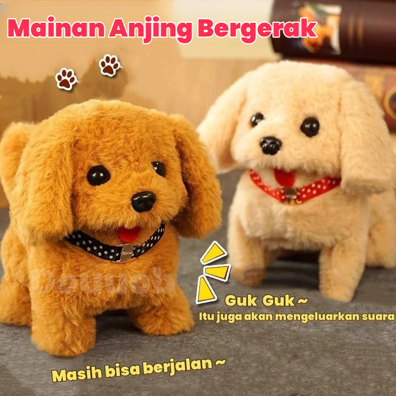 OCTO_PANDA - MAINAN ANJING BERGERAK BONEKA PLUSH MAINAN ANJING GERAK & SUARA