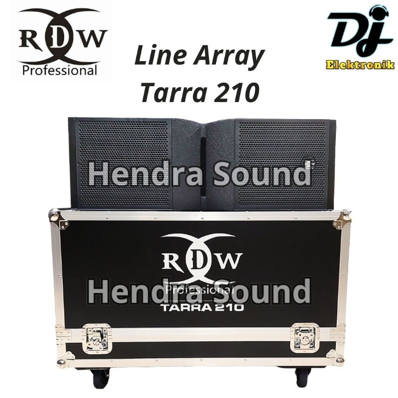 RDW ● TARRA 210 / TARRA210 - Speaker Line Array Pasif (1 Hardcase isi 2)