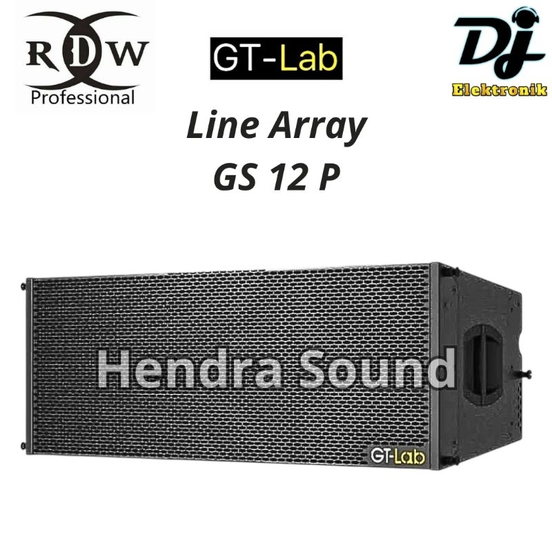 GT LAB ● GS 12 P / GS12P - Speaker Line Array Pasif (1 Hardcase isi 2) RDW