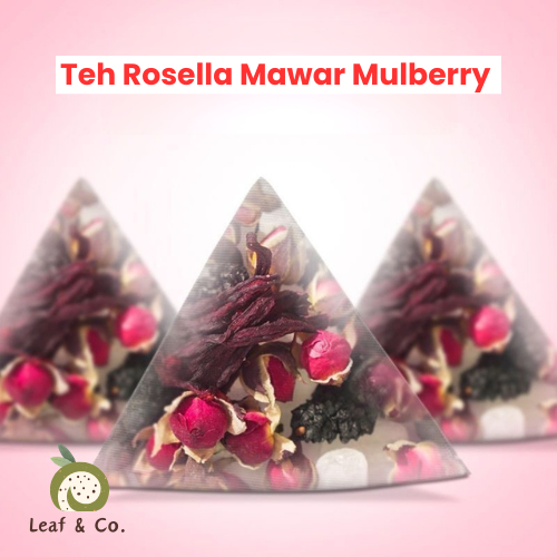 

Teh Rosella Mawar Buah Murbei Menjaga Kecantikan Kulit / Roselle Rose Mulberry Fruit Goddess Tea