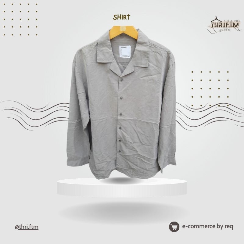 Kemeja Open Collar by Anoblir