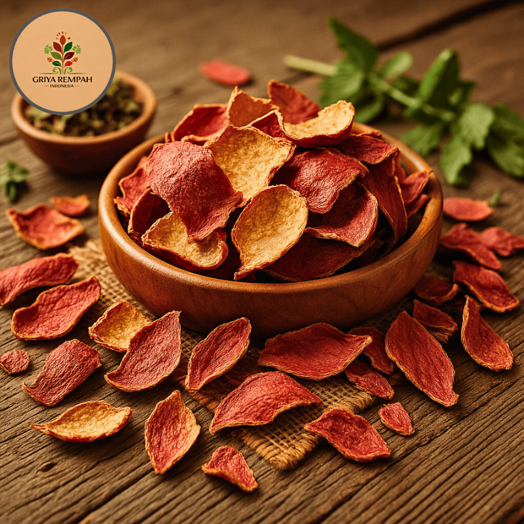 

KULIT BUAH DELIMA KERING 50 GRAM Rempah Herbal Simplisia Alami Kaya Antioksidan Kesehatan Ramuan Jamu Perawatan Tubuh Punica granatum Anardana