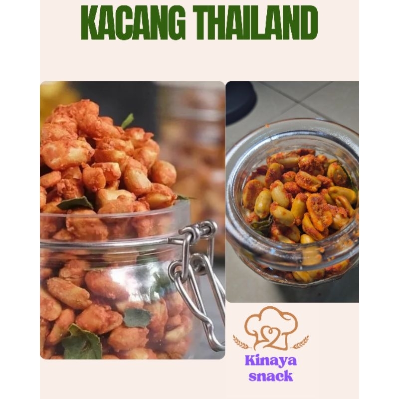 

Kacang Thailand Pedas Daun Jeruk 500 Gram 1 Kg Gurih Renyah