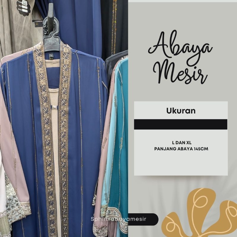 [ORIGINAL EGYPT] Abaya Layali Mesir - Gamis Import Premium Limited Edition