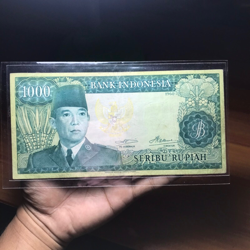 Uang 1000 Rupiah Soekarno 1960 Istimewa
