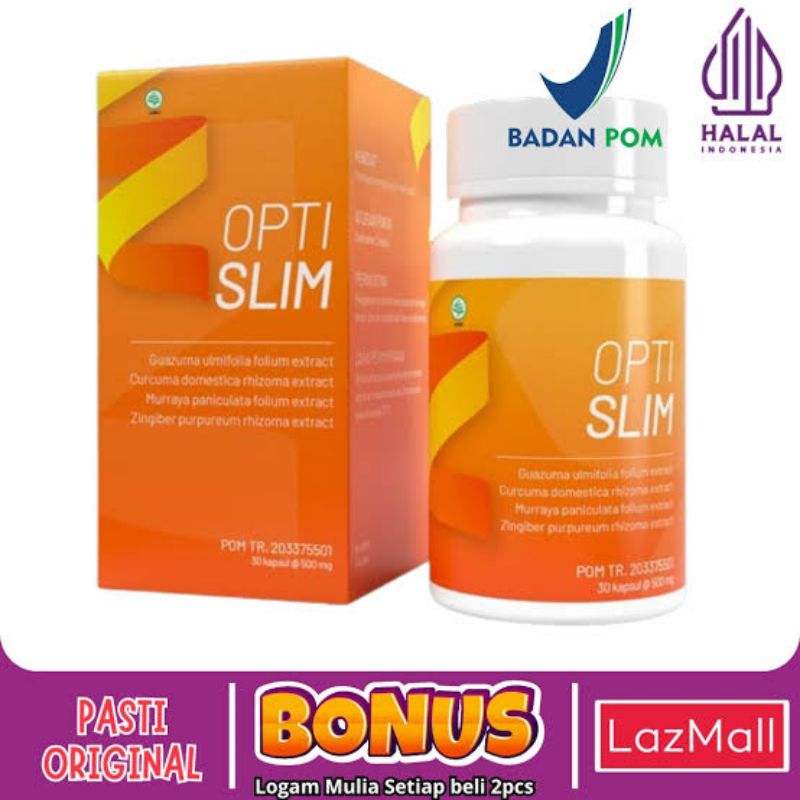 OPTISLIM ASLI MEMBANTU MENGURANGI NAFSU MAKAN BPOM