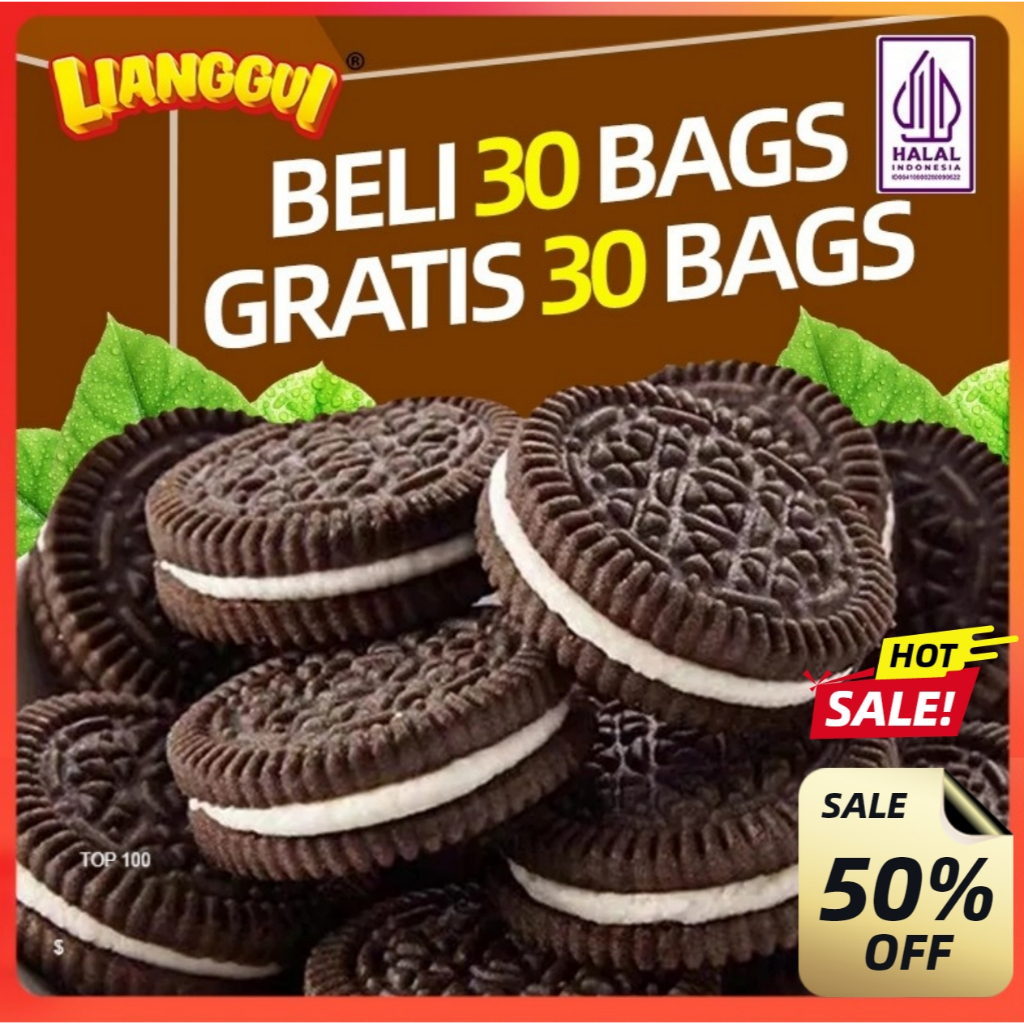 

[Pengiriman 24 jam][Beli 30 bags Gratis 30 bags] HALAL Lianggui Classic Milk Biskuit Cookie 300g- Camilan Enak untuk Anak Sekolah, Snack Renyah & Praktis, Cocok untuk Cemilan Lebaran HAMPERS LEBARAN IDUL FITRI JAJAN LEBARAN
