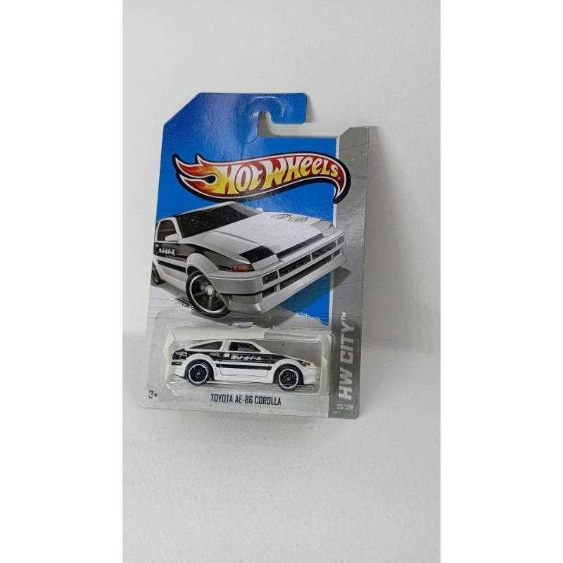hot wheels toyota corolla ae 86 putih