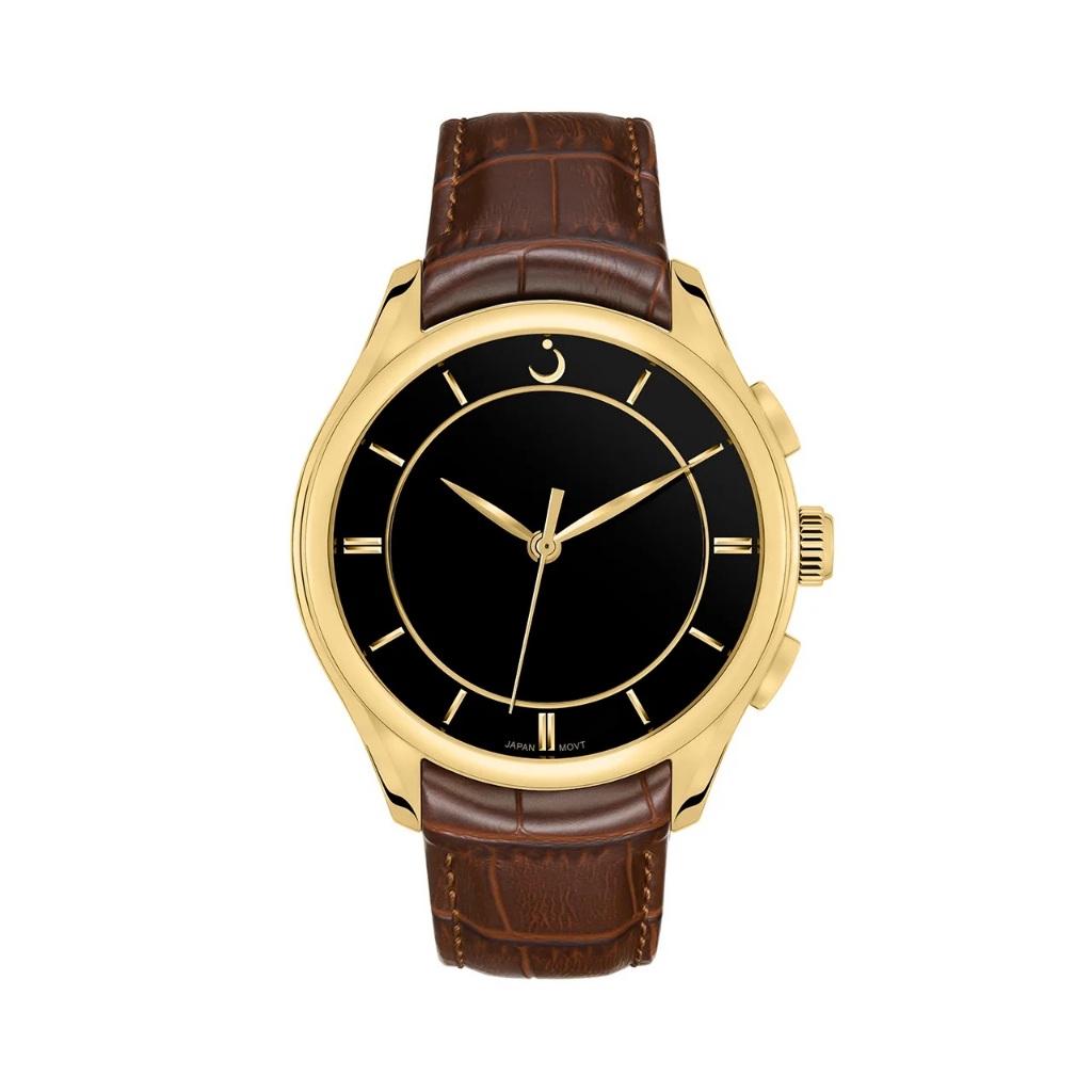 Alfajr Official Jam Tangan Original Premier 360 Leather Gold