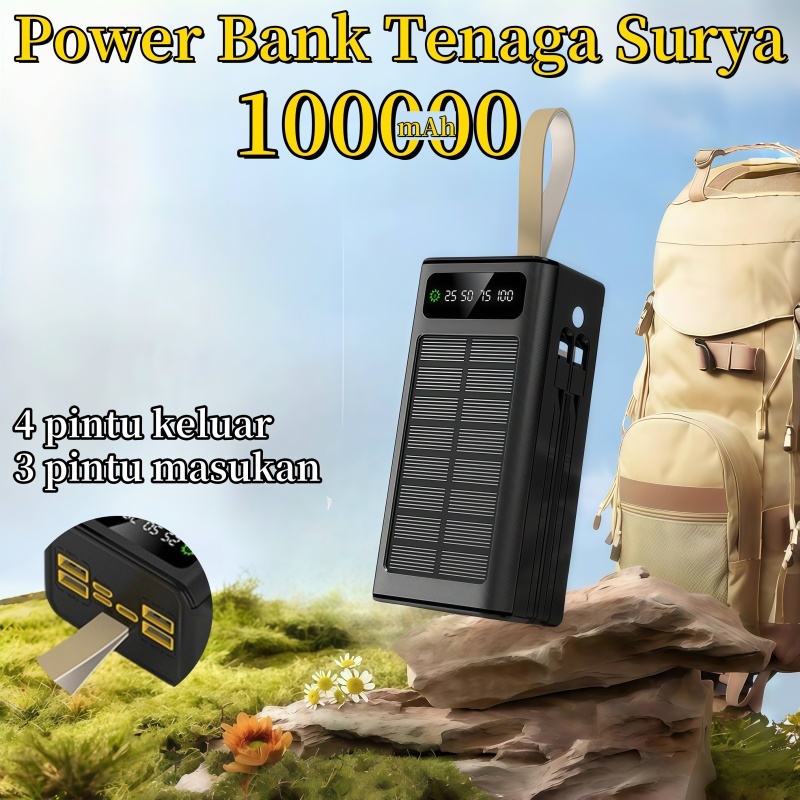 power bank robot power bank tenaga power bank 100000mah 4 USB Ports powerbank fast charging power ba