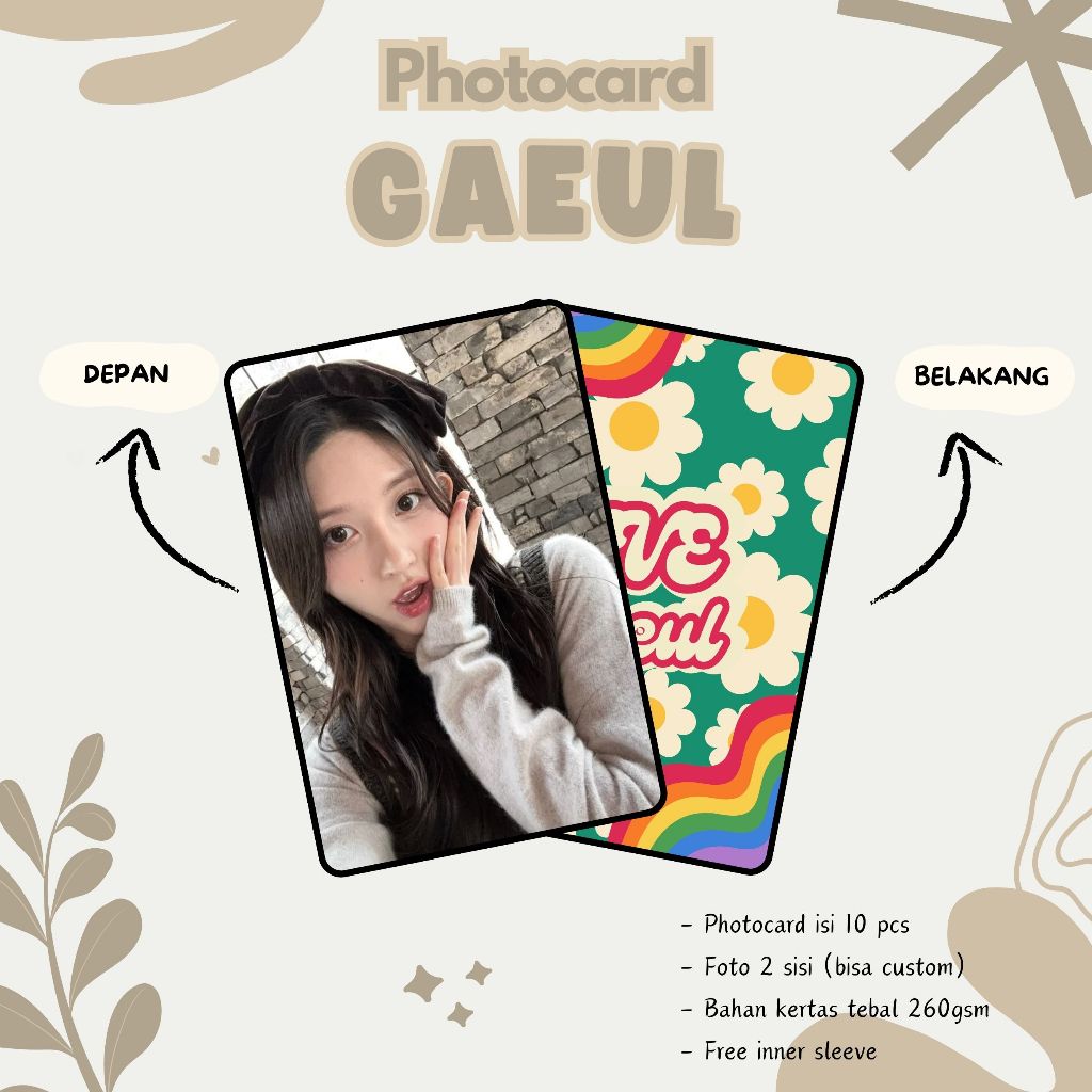 (10 PCS) PHOTOCARD GAEUL IVE