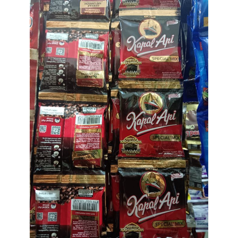 

Kopi Kapal Api Special Mix 23 gr (Renceng)
