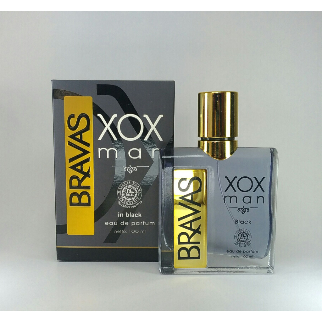 Bravas XOX Man Black EDP Parfum Pria 100ml