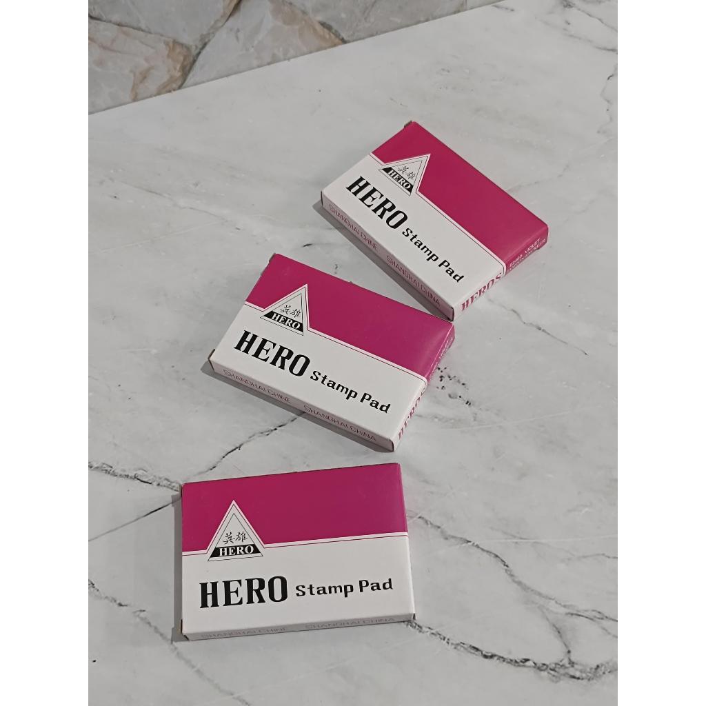 

SATUAN ( 1 BIJI ) Stamp Pad Hero Bak Stempel Bantalan Stempel Hero Besar E1470