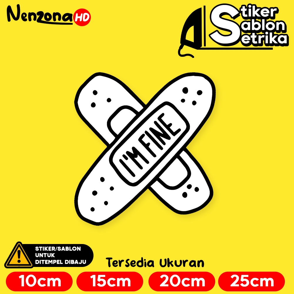 

Im Fine Plester Stiker Sablon Setrika by Nenzona HD