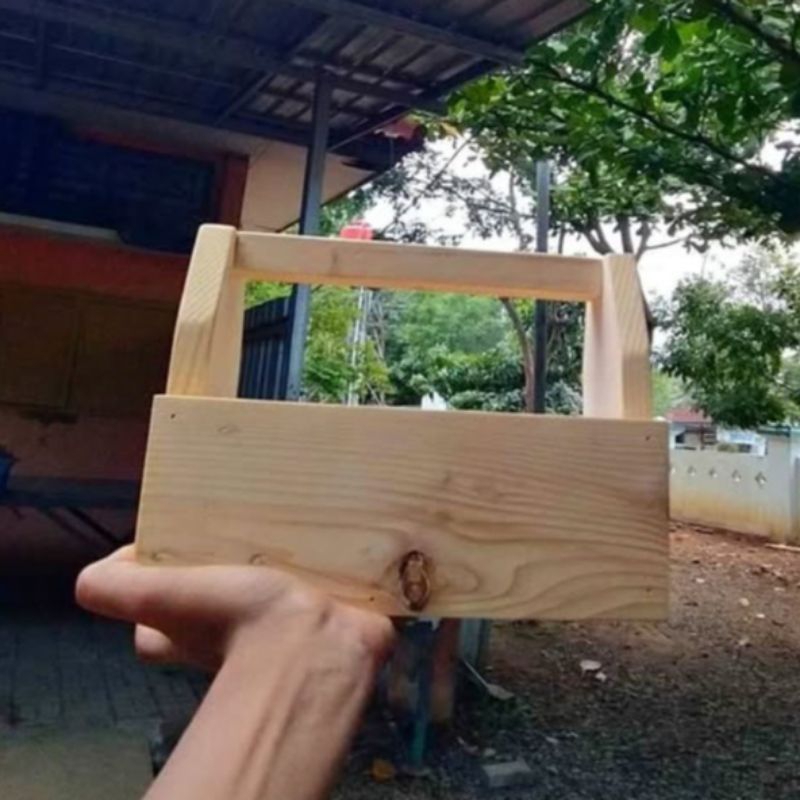 Wadah Bumbu Dapur Kayu Natural Aesthetic Minimalis