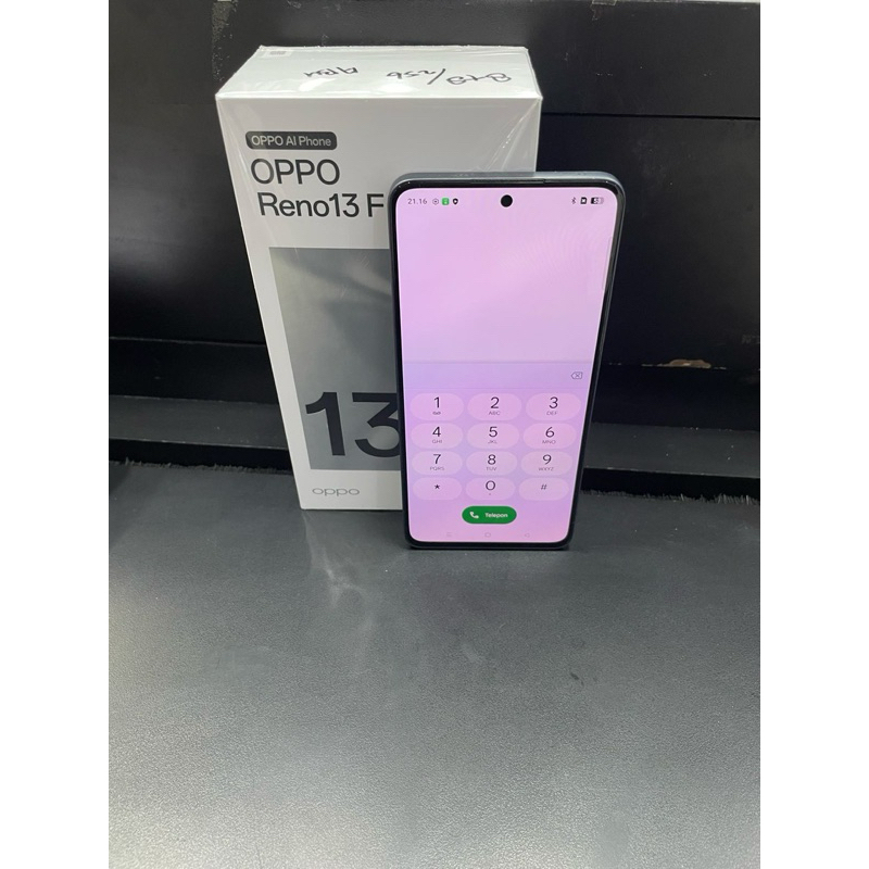 Second Oppo Reno 13F 4g NFC Ram 8+8gb Internal 256gb GARANSI RESMI