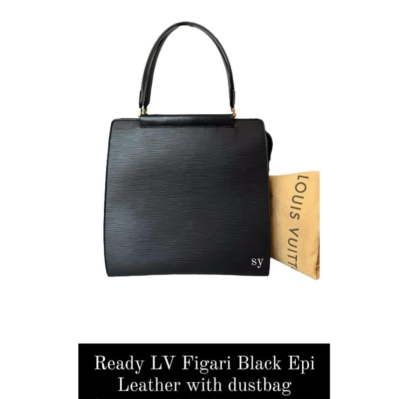 PRELOVED Louis Vuitton Figari Black Epi Leather