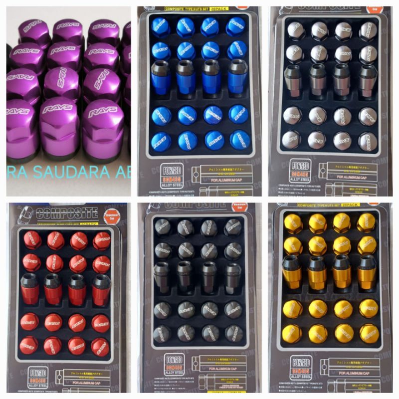 Mur roda velg baut racing RAYS COMPOSITE