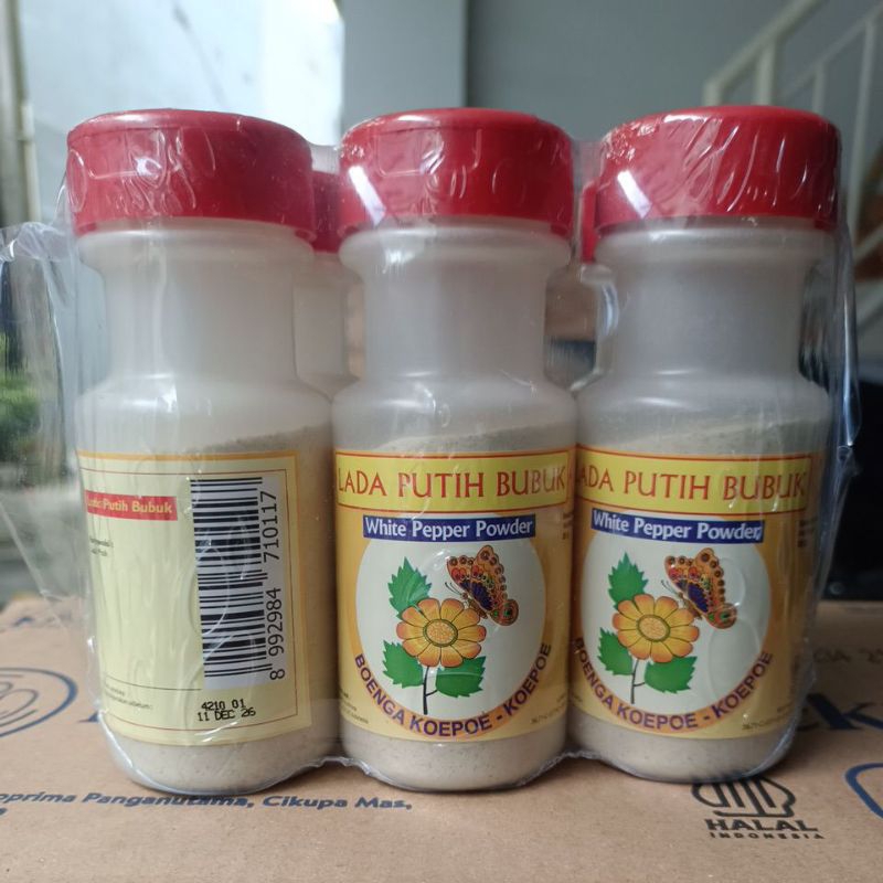 

Lada Putih Bubuk Cap Bunga Kupu-kupu