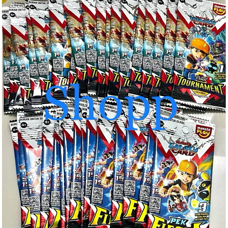 PEK TOURNAMENT BOBOIBOY MONSTA GALAXY CARD