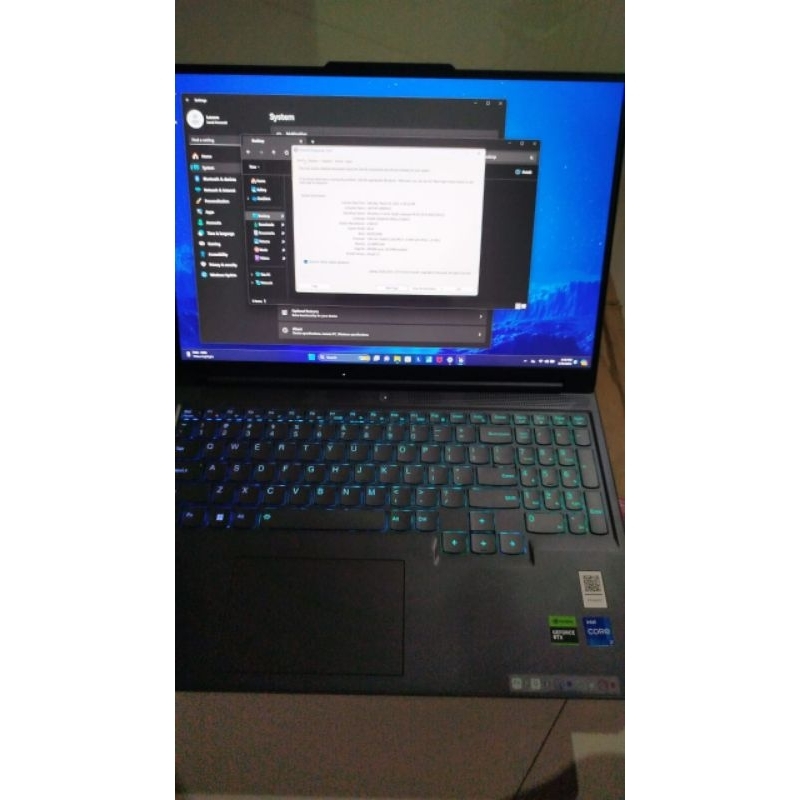 Laptop Lenovo Legion Slim 5 16IRH8 i7 13700H Ram 32GB RTX 4060