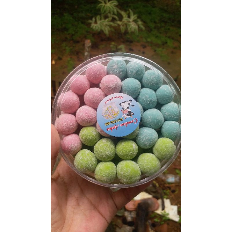 

Bolsus / Bola Susu Cemilan Ambu Sehat dan menggemaskan 400 gram 60 Butir