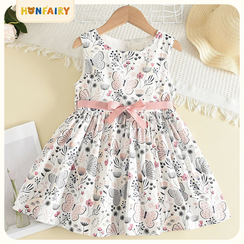 Dress anak perempuan bahan katun import /gaun anak cewek rok mini / Dress ulang tahun