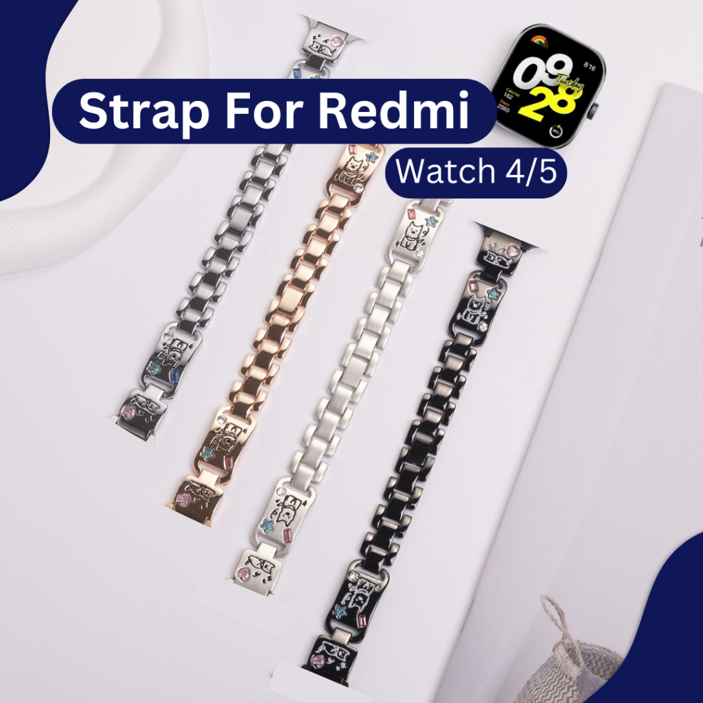 Cute diamond graffity strap for Redmi Watch 4 Redmi Watch 5 Redmi Watch 6 Xiaomi Band 8 Pro Xiaomi B