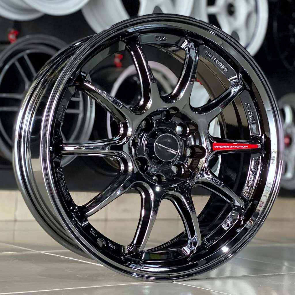 Velg Work ZR-10 Ring 16 Lebar 7 Pcd 8x100/114.3 Et 38 Warna Black Chrome | Velg R16 | Velg Mobil | V