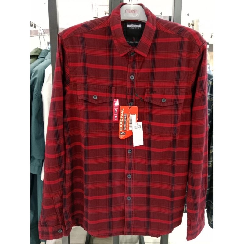 Kemeja panjang pria Cardinal jeans original mens CAKAI02803J 11F kemeja pria lengan panjang katun be
