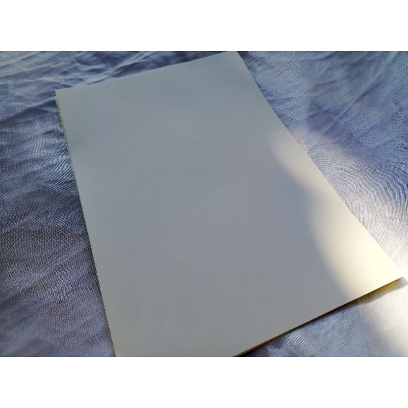 KERTAS STICKER HVS A4 DOFF ISI 50 LEMBAR | KERTAS STICKER MATTE A4 | KERTAS STICKER DOFF INKJET