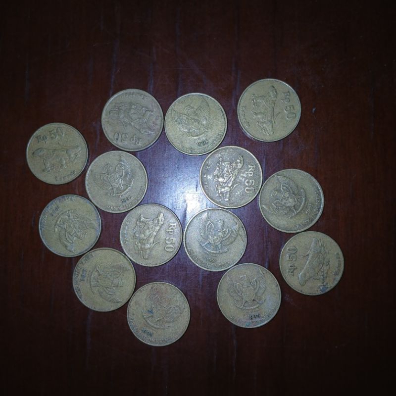 Uang Komodo 50 rupiah Tahun 1991-1999