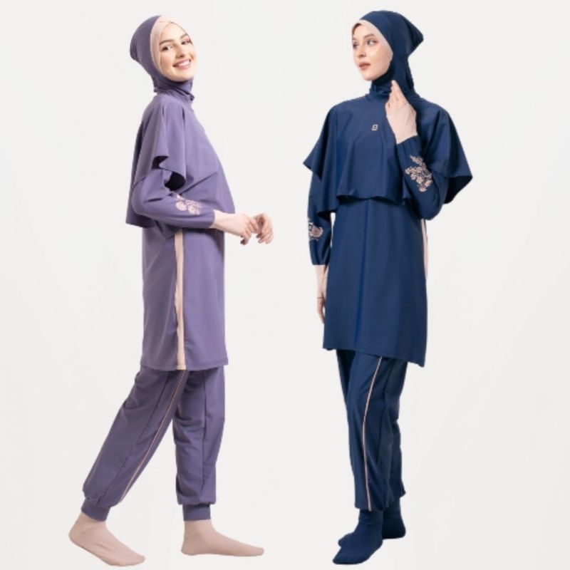 POLITE SWIM Baju Renang Wanita Muslimah Syar'i Premium & Elastic