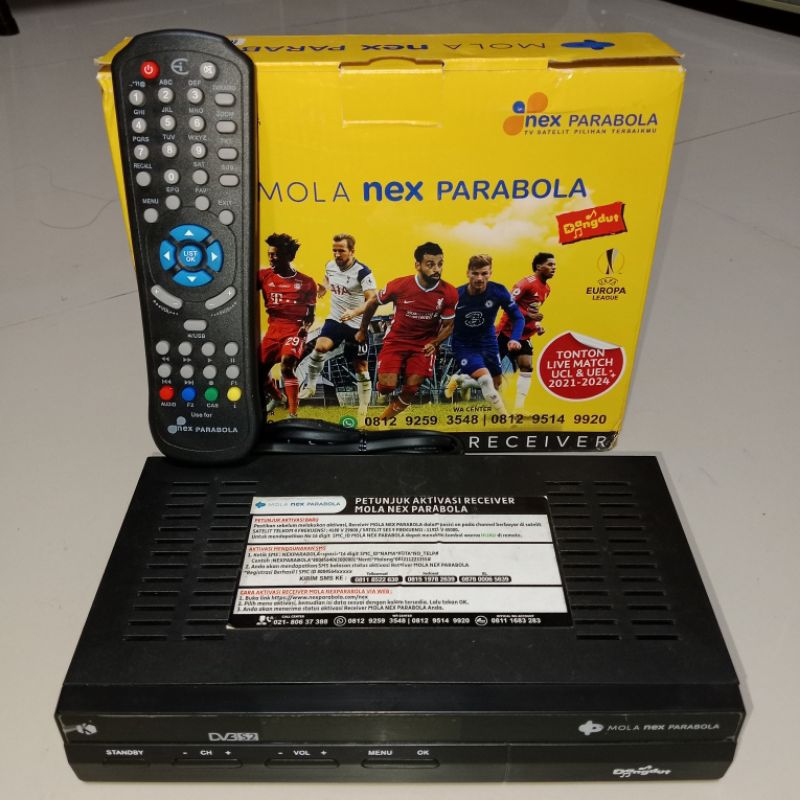 Receiver bekas pakai RX Nex Parabola Support MNC group normal bisa nonton TV Dakwah Sunnah