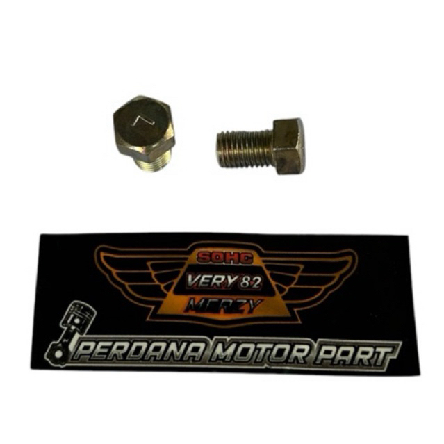 Baut breket knalpot Binter Merzy Kz200 Platina