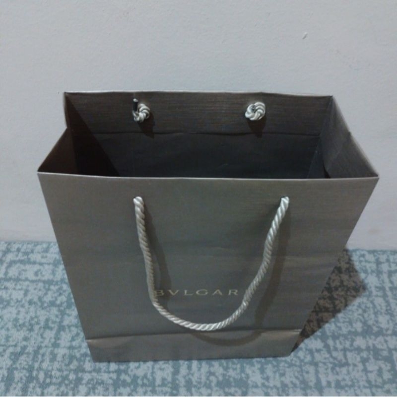KANTONG BELANJA PAPERBAG AUTHENTIC ORIGINAL BVLGARI PAPER BAG
