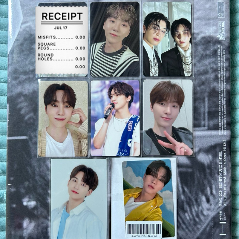 PC Photocard Seventeen SVT / Seungkwan Jeonghan Wonwoo Dino Hoshi / membook caratland this man jxw s